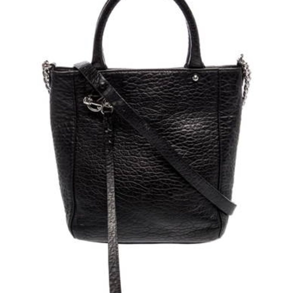 Rebecca Minkoff Black Textured Leather Tote - Picture 13 of 15
